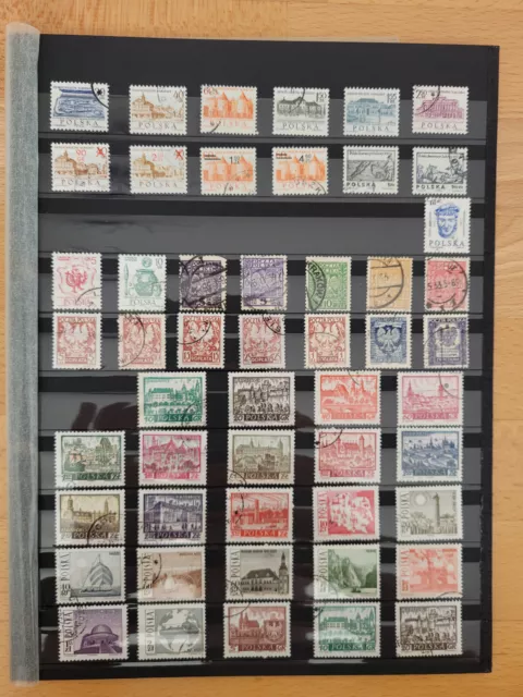 Briefmarken POLEN Sammlung - ca. 300 Marken - gestempelt