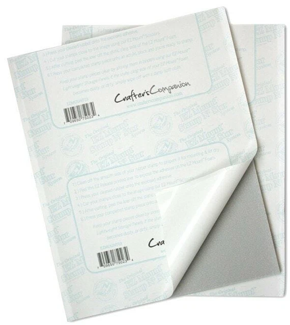 EZ MOUNT FOAM Sheet for Rubber Stamps Double sided Crafters Companion