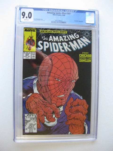 Amazing Spider-Man #307 / CGC 9.0 VF/NM {Marvel Comics, '88}