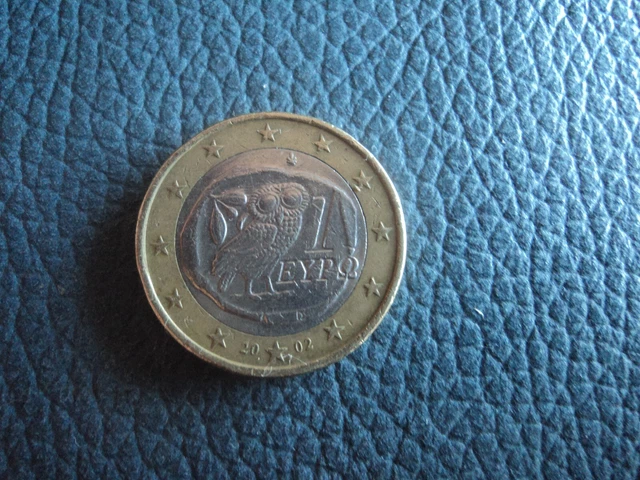 PIÈCE DE 1 Euros Grèce Le Hibou Année 2002 EUR 1.090,00 - PicClick FR