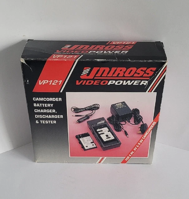 UNIROSS VIDEO POWER VP121 Universal Camcorder Battery Charger