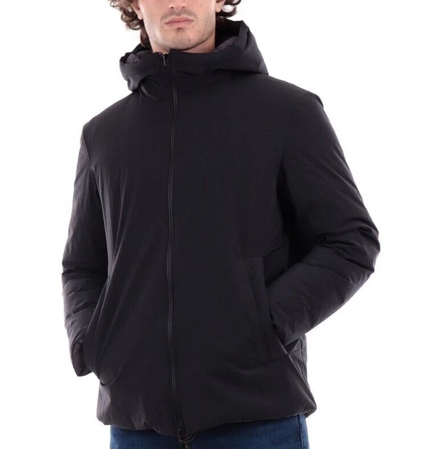 Museum Giubbotto  Piumino Uomo Double Face  Holden Black / Iron MMW22013