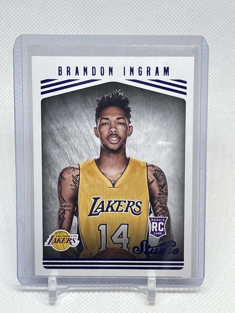 2016-17 PANINI BASKETBALL Studio Brandon Ingram # 176 RC