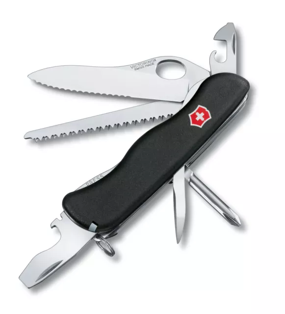 Victorinox - Coltello Svizzero Trailmaster Military Nero 12 Funzioni -