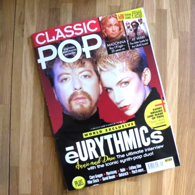 Classic Pop Magazine Apr 2018 - Eurythmics - Madonna - Kylie - UB40 - Morrissey