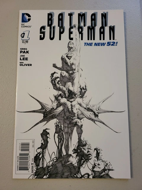 Batman Superman New 52 #1 - Jae Lee Incentive (1:100) Sketch Variant NM