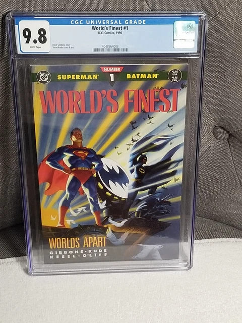 World's Finest #1 Batman Superman Worlds Apart - CGC 9.8 - 1990 - D.C. Comics