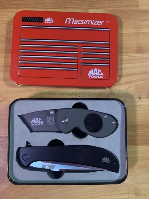 Al Mar Mac Tools Havana Clipper Cigar Cutter/ Pocket Knife Gift Set Macsimizer