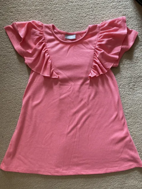 Pink Girls Dress 4 Years Summer Matalan Frilly Unsure 3-4 Or 4-5 Years?