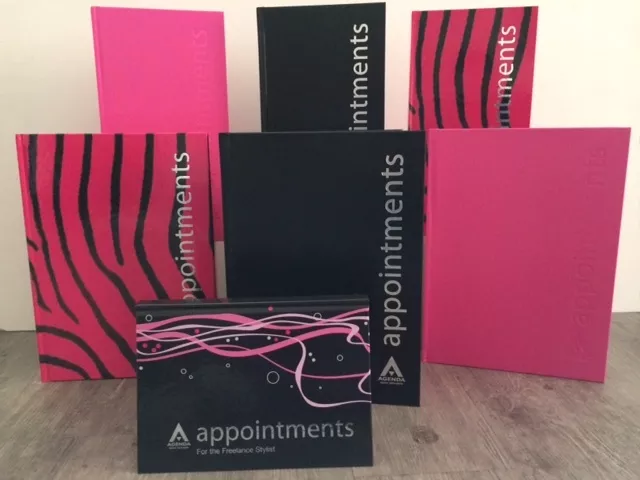 Agenda 3 & 6 Column Appointment Books - Hairdressers, Beauticians, Salons, Spas