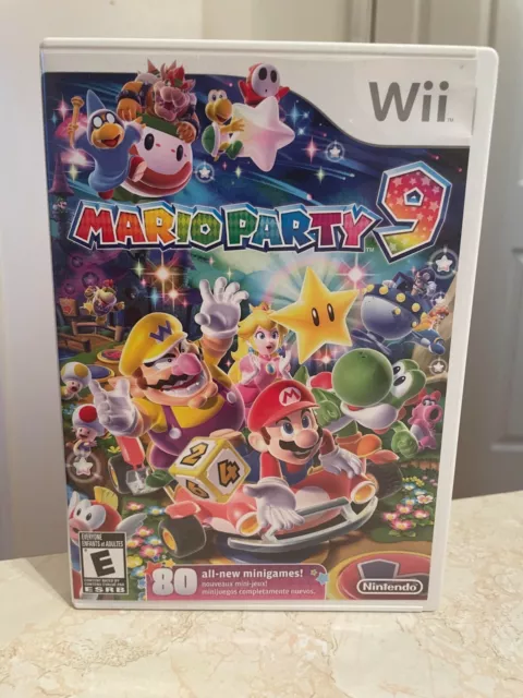 Mario Party 9 (Nintendo Wii, 2012) CIB Complete TESTED