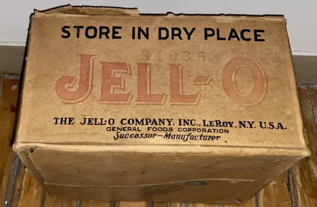 1890s lemon • Jello • jell-o shipping box buffalo ny advertising dessert