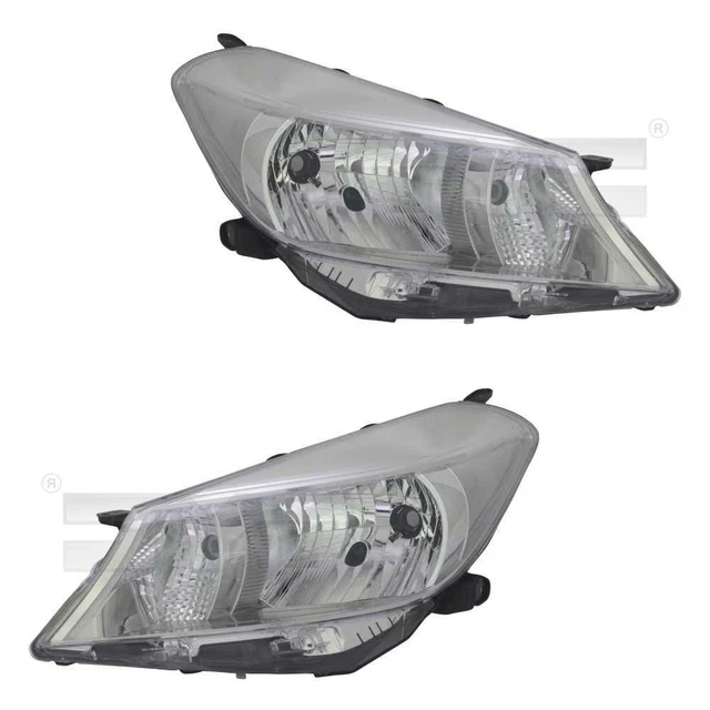 Kit De 2 Phares Avant H4 Gauche + Droit Pour Toyota Yaris P9 (2005-2009) - Neufs, Marque BESTPRICE