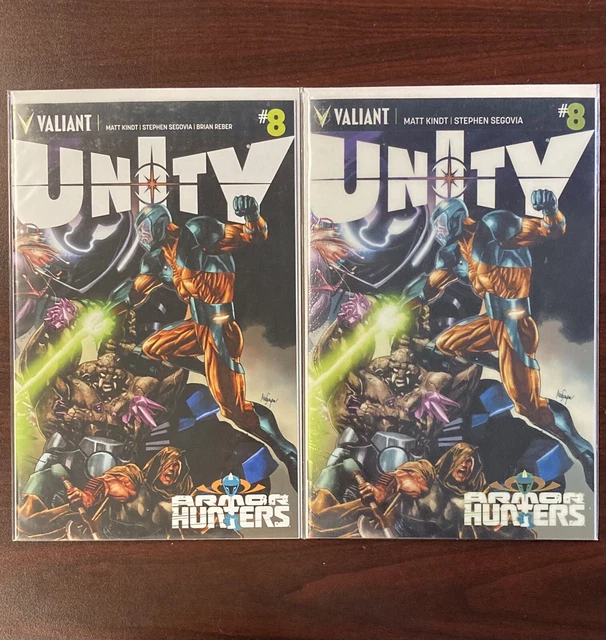 Unity 8, Cover A And Chromium Cover, Valiant Comics