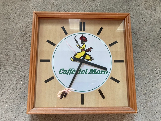 Orologio Pubblicitario Vintage Bar Caffè del Moro anni 70