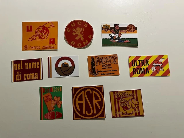 ROMA 10 ADESIVI Stickers Pegatinas Aufkleber Ultras 4328 EUR 16,90 ...