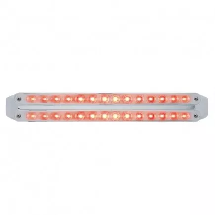 United Pacific 37676 Brake/Tail/Turn Signal Light   Dual 14 Led 12", Bars, Red