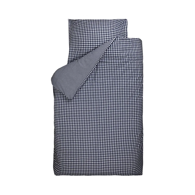 Ropa de cama infantil Bink BB check azul 100 x 135
