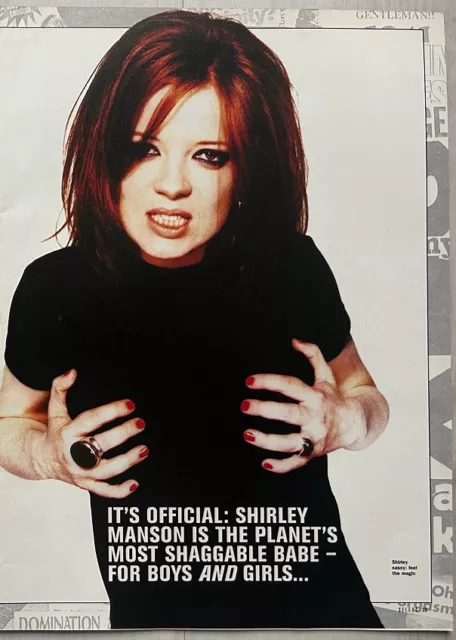 SHIRLEY MANSON - 1996 Full page UK magazine poster GARBAGE