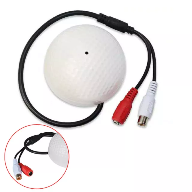 Audio Monitoring MIC Sound Pickup Microphone for CCTV Surveillance Security Cam