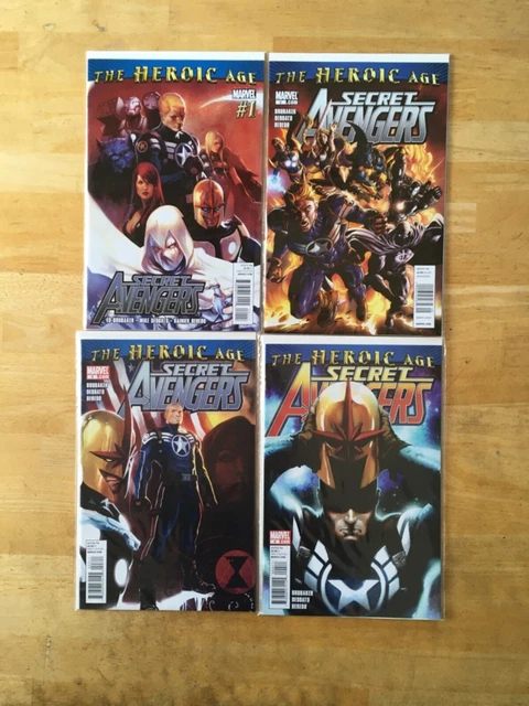Secret Avengers #1-4 Nm & Hc #1-2