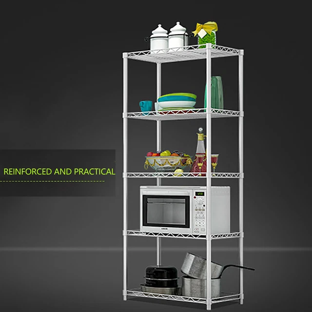 SCAFFALE IN PLASTICA Cm 60 X 30 X H 133 - 4 Ripiani - Foto 6