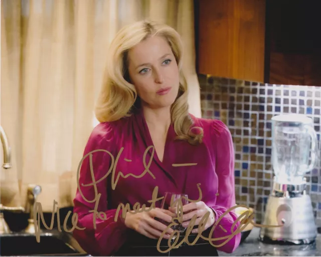 Gillian Anderson 'Hannibal' Autographed 8x10 photo with Full Signing Details