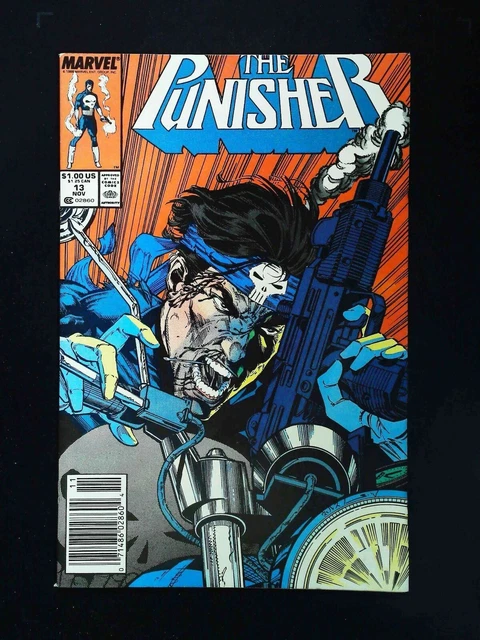 Punisher #13 (2Nd Series) Marvel Comics 1988 Vf/Nm Newsstand