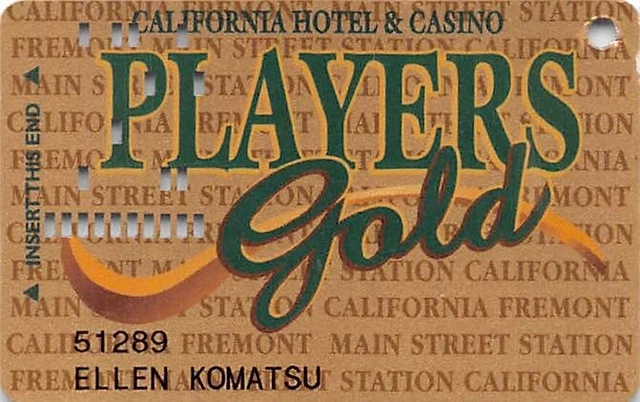 California Hotel & Casino - Las Vegas, NV - Rare 6th Issue ERROR Slot Card