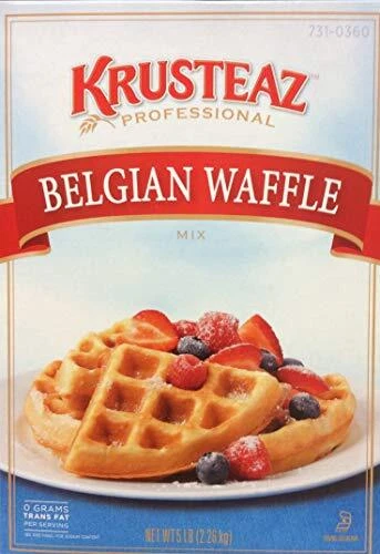 BELGIAN WAFFLE Mix 5lbs. (2-Pack) Restaurant Quality - SET OF 2