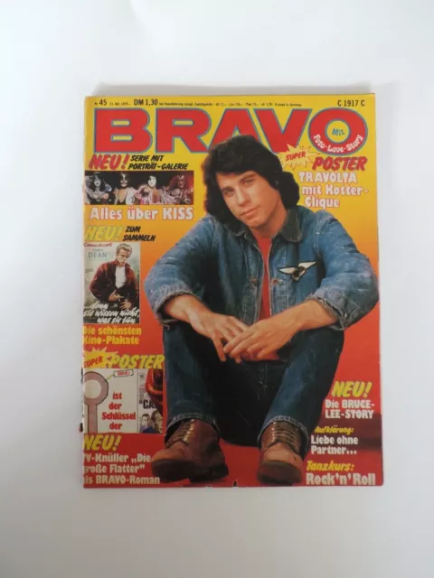 BRAVO Nr. 45 vom 31.10.1980 - John Travolta, Suzi Quatro, Cliff Richard, Racey