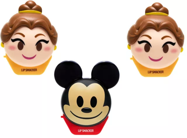 Lip Smacker Disney Emoji Lip Balm Belle and Mickey emoji 1 COUNT *CHOOSE FLAVOR*
