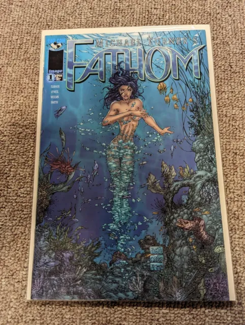 Fathom #1 (1998 Series) Top Cow/Image 'Michael Turner Bubbles Variant Cover' NM