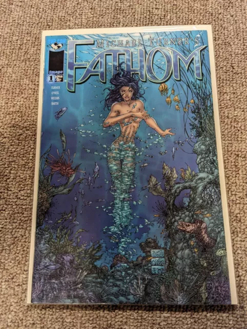 Fathom #1 (1998 Series) Top Cow/Image 'Michael Turner Bubbles Variant Cover' NM