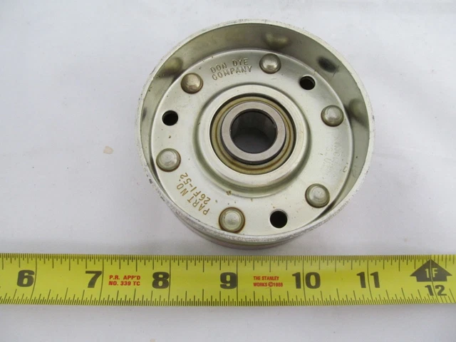 Pack Of 2 OEM Grasshopper Idler Pulleys 393195 For Zero Turn Mowers