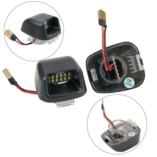 Luz Led de matrícula blanca/roja sin error para Nissan Navara D40 Frontier 2007 2008 2009