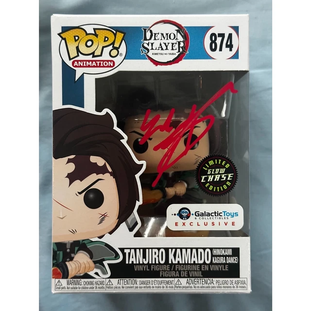 Funko POP! Tanjiro Kamado SIGNED AUTOGRAPH CHASE #874 Animation Demon Slayer