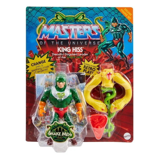 PREORDER Masters of the Universe ORIGINS KING HISS Deluxe Mattel SALDO O ACCONTO
