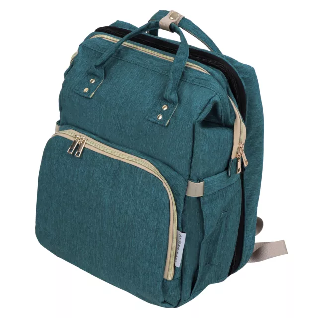 Acorn Baby Expanding Diaper Bag with Bassinet - Diaper Backpack Crib Combo