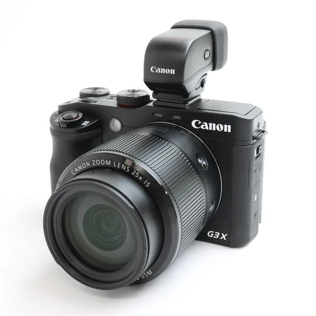 Canon - ＣＡＮＯＮ　ＰＯＷＥＲＳＨＯＴ　Ｇ３Ｘ　ＥＶＦＫＩＴ Canon PowerShot G3 X Digital Camera with EVF-DC1 0106C001-KIT
