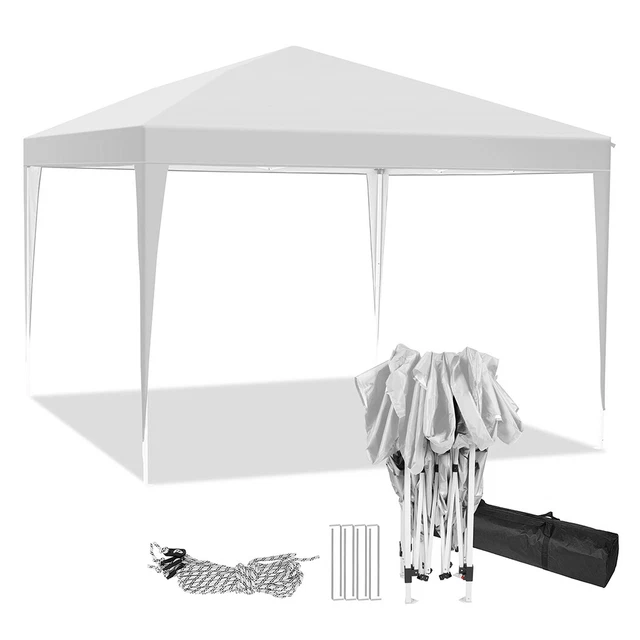 Pavillon 3x3M Faltpavillon Pop-up Partyzelt Gartenzelt Wasserdicht Camping Zelt