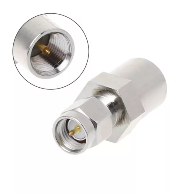 Both Male FME To SMA Plug RF Connector Straight FME/SMA Coaxial Cable Adapter