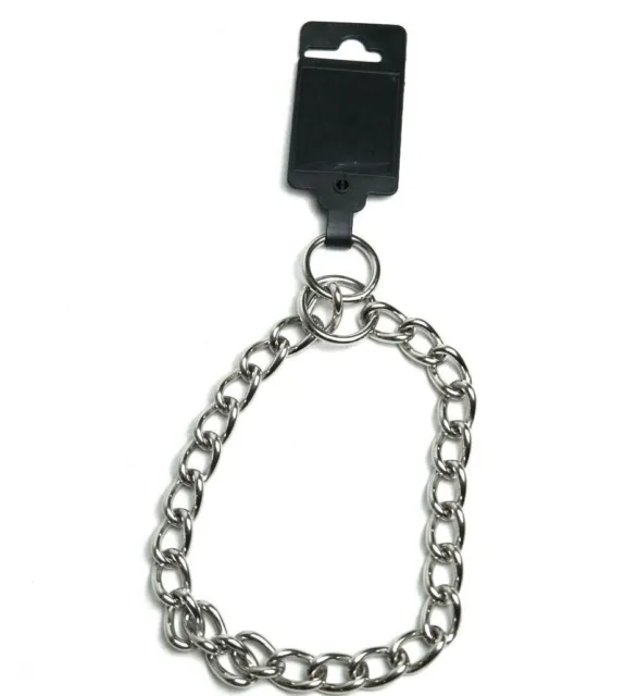 4.0mm Stainless Steel - Dog Choker Chain Collar - 8 Sizes - Dog Control Collar