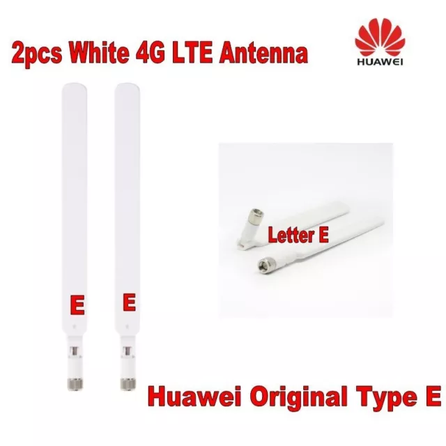 HUAWEI  4G External SMA Male Connector 5dbi Gain Wireless Letter E Antenna 2PCS