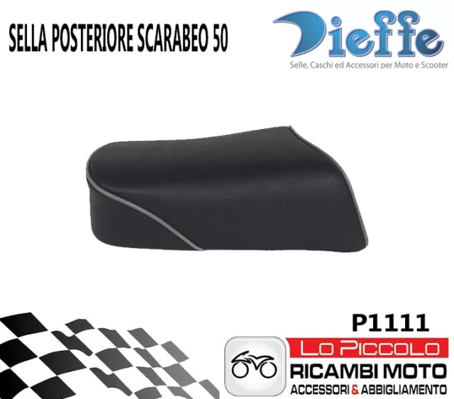 P1111 Sella Sellino Posteriore Aprilia Scarabeo 50 100 Nera 2016 2017