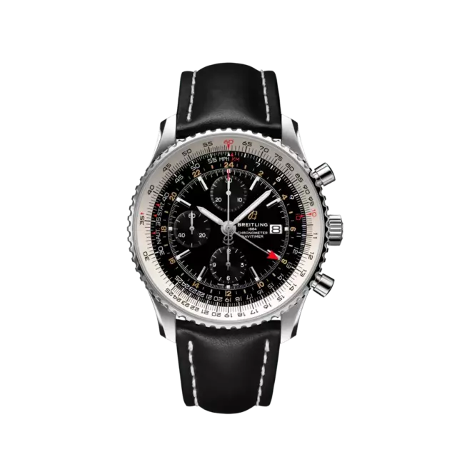 Breitling Navitimer 1 Chronograph GMT 46, Ref# A24322121B2X1, Black dial, Unworn Breitling Navitimer 1 Chronograph GMT 46, Ref# A24322121B2X1, Black dial, Unworn
