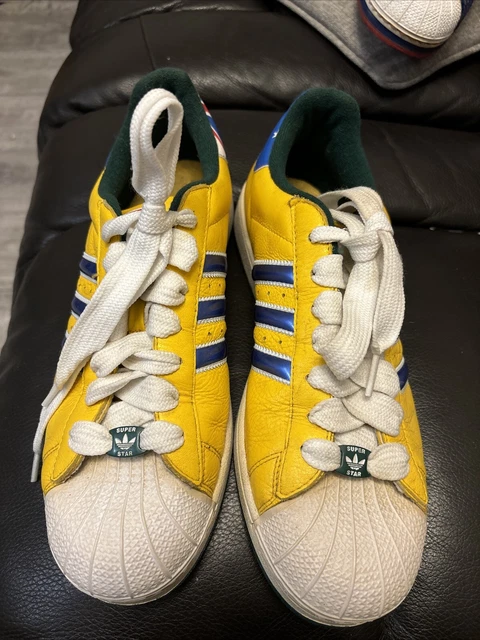 Adidas superstar 80s primeknit mens yellow 2025