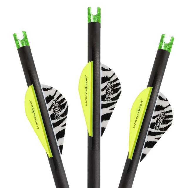 Lumenok Crossbow 20" Carbon Bolt Green Capture Nock 3pk BCAP3G Parker #00361