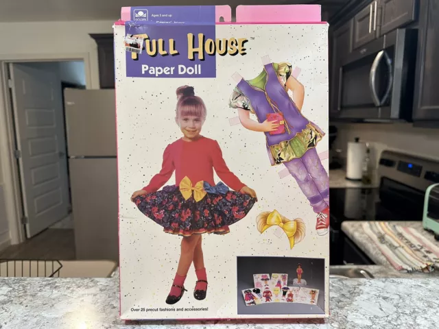 1992 Golden Full House Paper Doll Michelle Set 12" Doll With 13 Outfits