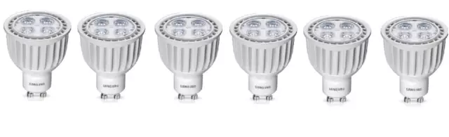 Samsung 6 x LED Reflektor White MR16 6,5W=50W GU10 2700K WarmWeiß SI-M8W07SBD0EU